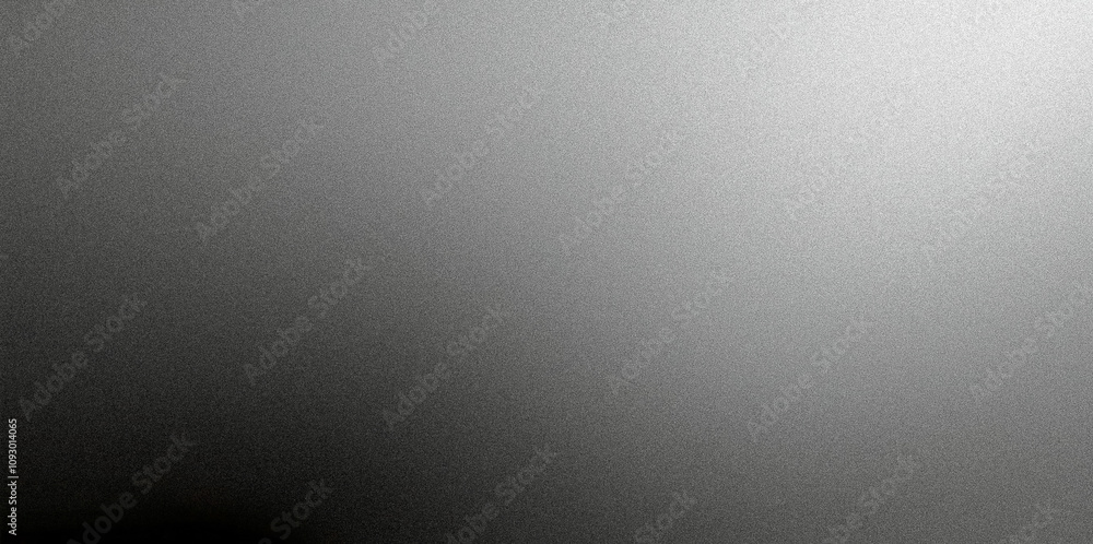 Poster smooth transition and textured background, subtle gradient from light gray to black with a grainy ef