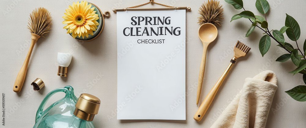 Poster a white notebook with the word 