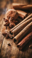 Exploring the aromatic world of cinnamon sticks and nutmeg spices a culinary journey in your kitchen environment