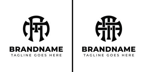 Letters AM and MA Monogram Logo, suitable for business with MA or AM initials