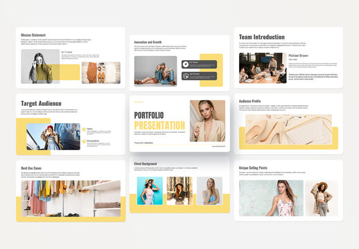 Portfolio Presentation Layout