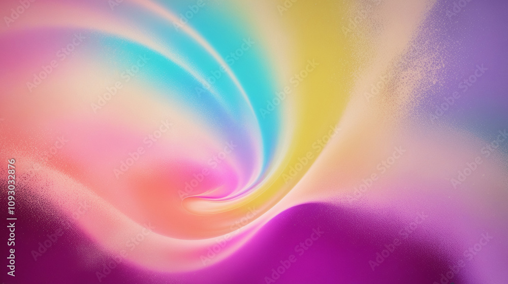 Poster gradient blurred colorful with grain noise effect background