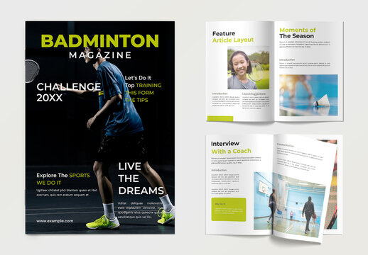 Sport Magazine Template