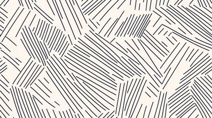 A seamless vector illustration featuring a minimalist geometric line pattern. The design includes thin, parallel lines intersecting at sharp angles, forming a clean and modern abstract pattern.