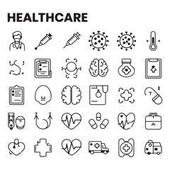 Customizable Icon Design Bundle for Digital Platforms