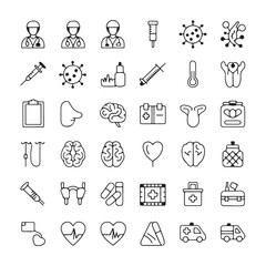 Customizable Icon Design Bundle for Digital Platforms