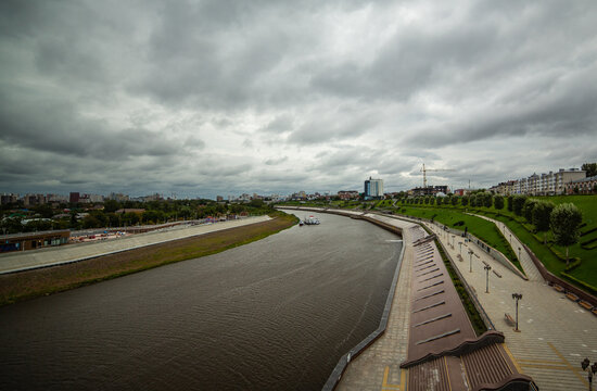 Tyumen embankment, August 2024.