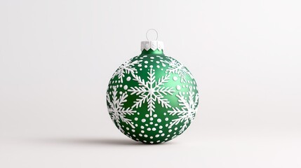 Christmas ornament decoration home product photography minimalist setting close-up view holiday spirit