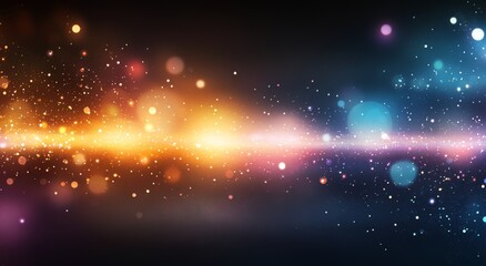 Obraz premium Vibrant and colorful light trails creating a dynamic background for creative projects