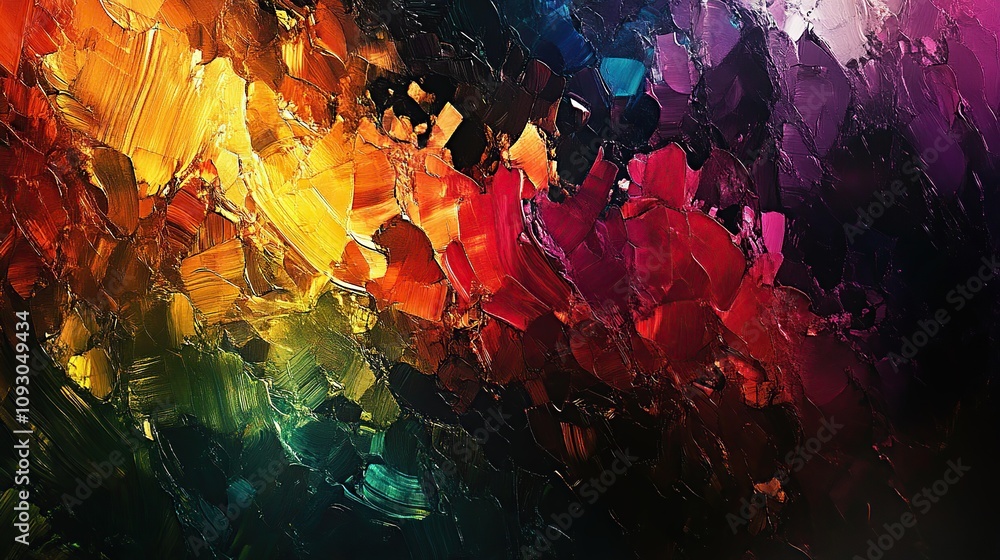 Aufkleber abstract dark colorful background with rough texture