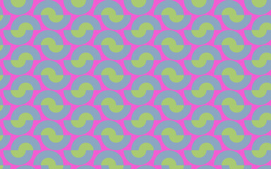 half circle curves on abstract background