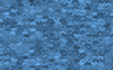 half circle curves on abstract background