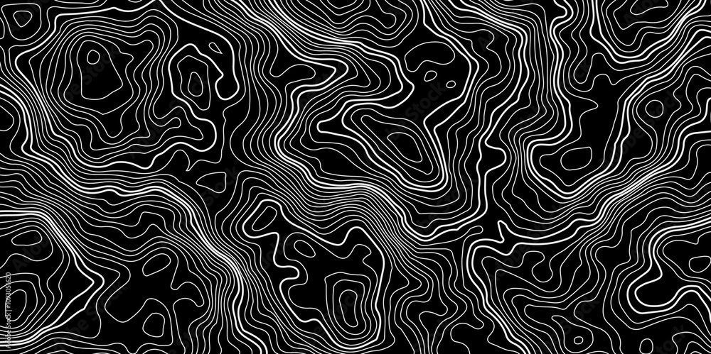 Poster the black grey on white contours vector topography stylized height of the lines. the concept of a co
