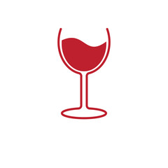 Wine Glass Logo Template