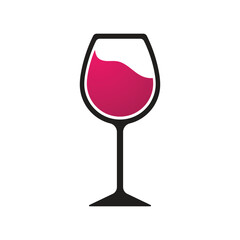 Wine Glass Logo Template