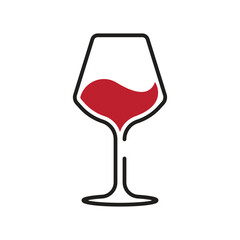 Wine Glass Logo Template