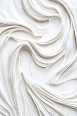 Obraz premium White cream swirl background