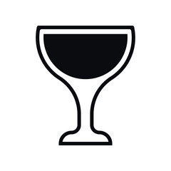 Wine Glass Logo Template