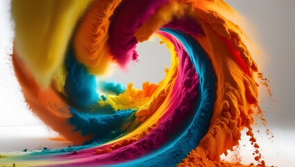 burning fire in the sky