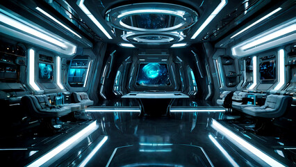 Futuristic Sci Fi Room Design