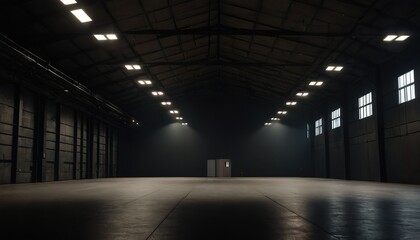 Motion Empty exhibition center. backdrop for exhibition stands.3d render. 258