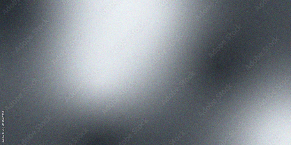 Aufkleber retro gradient grunge background with noise. silver metal texture background chromium. black and gre