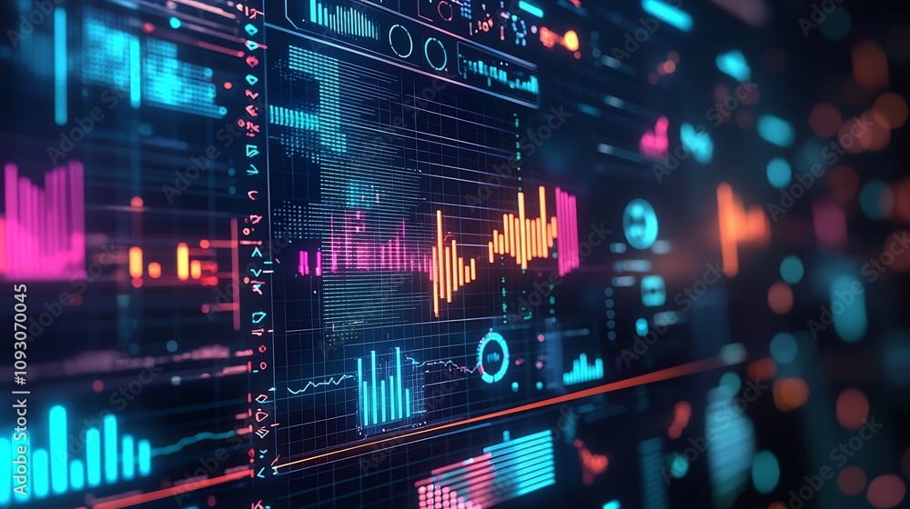 Poster ai driven marketing analytics dashboard with real time insights and trends