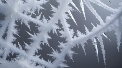 snow covered branches of tree