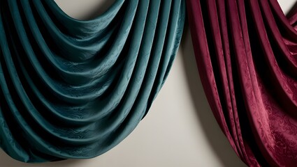 abstract red curtain background