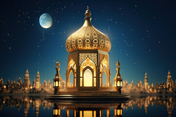 Sacred Mosque Background Designs for Islamic Gatherings