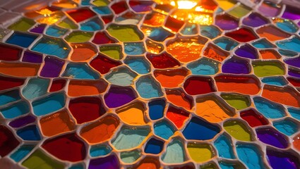 colorful mosaic background