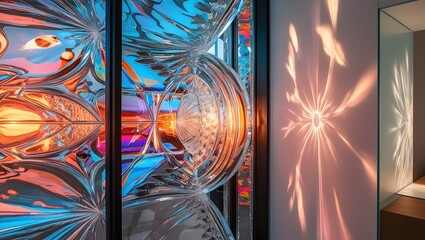 abstract background with lights