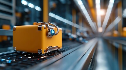 Robotic logistics systems in an underground facility automated transport high-tech environment streamlined operations for efficient supply chain management