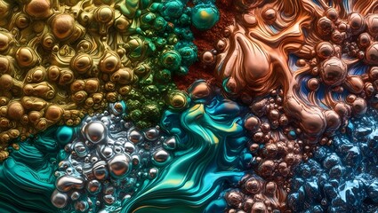 blue and green background