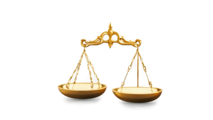 Golden Scales of Justice