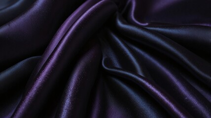 black satin background , AI Generated.
