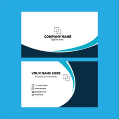 Obraz premium modern business card template and design