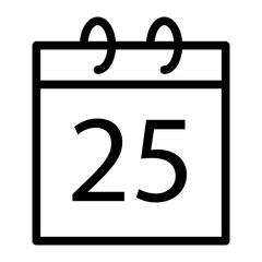 chrismas calender icon