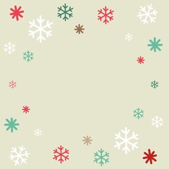 크리스마스 눈꽃 배경