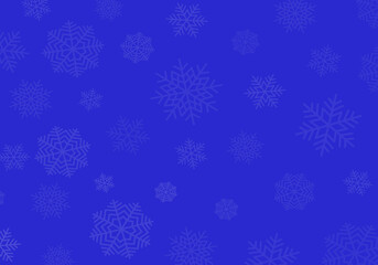 Christmas Background with Blue canvas Background. Winter holiday theme.
