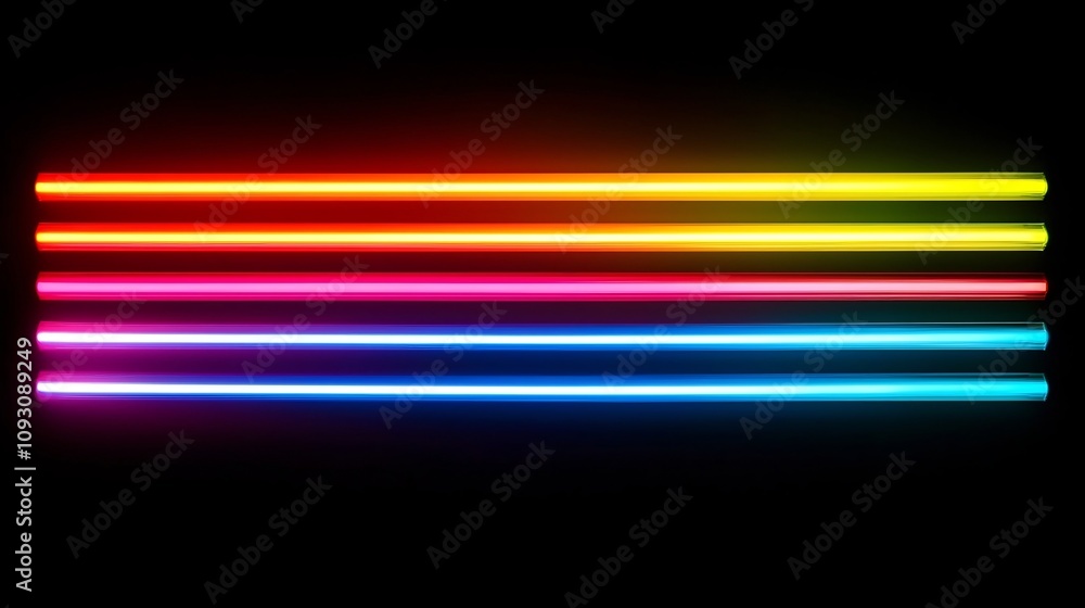 Poster vibrant neon fusion an electrifying futuristic tech background with striking luminescent hues and co