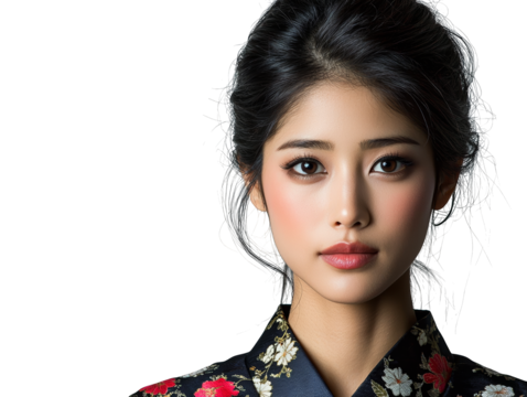 Joyful summer vibes, woman in vibrant floral headband and shirt embraces colorful boho chic style