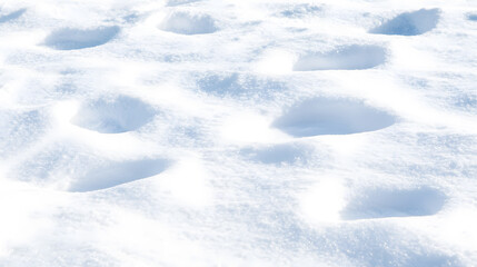 Obraz premium Snowy ground background