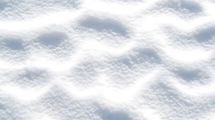 Obraz premium Snow texture background top view