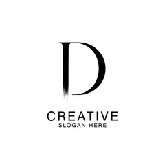 Unique Modern Creative elegant letter D logo Abstract template Design. Premium Monogram Vector