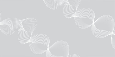 Abstract wave element for design. Digital frequency. Elegant abstract smooth swoosh speed gray wave modern stream. art background. Vector illustration. Wave with lines created using blend.	