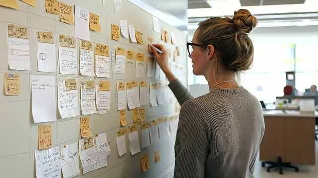 Team Leader Facilitating Office Brainstorming Session