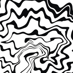 Swirl hypnotic black and white spiral. Monochrome abstract background. Vector flat geometric illustration.Template design for banner, website, template, leaflet, brochure, poster.