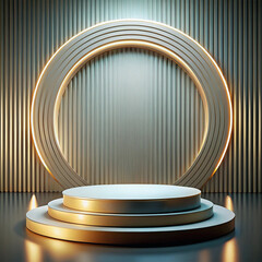 Elegant Circle Podium