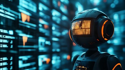 Glowing Chatbot Providing Real Time Financial Advice and Investment Insights